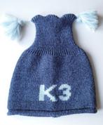 K3 muts blauw ORIGINEEL , maat : L - vintage : nineties, Kinderen en Baby's, Kinderkleding | Mutsen, Sjaals en Handschoenen, Meisje