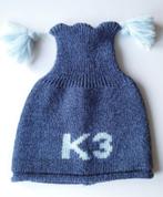 K3 muts blauw ORIGINEEL , maat : L - vintage : nineties, Muts, Meisje, K3 Studio 100, Ophalen of Verzenden