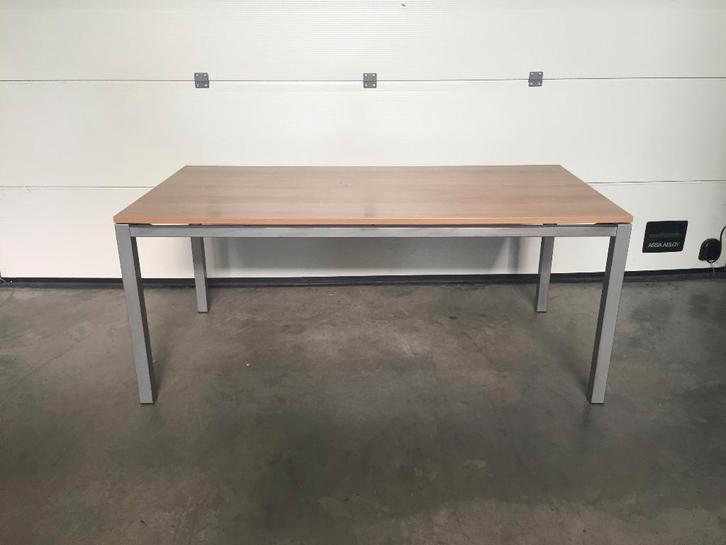(64) Prachtige eettafel als nieuw aluminium frame, Huis en Inrichting, Tafels | Sidetables, Zo goed als nieuw, Ophalen