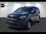 Peugeot Partner Asphalt | airco | GPS | camera |, Auto's, Euro 6, Zwart, Bedrijf, Grijs