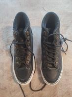 Zwarte lederlook hoge baskets maat 41 Tex, Tex, Zwart, Nieuw, Ophalen of Verzenden