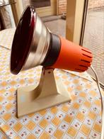 Oranje Osram vintage spot met werkende infraroodlamp, Huis en Inrichting, Ophalen of Verzenden