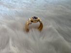 18k geelgouden ring, Ophalen, Zo goed als nieuw, Geel, Goud