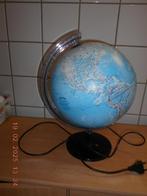 blauwe wereld bol lamp, Ophalen