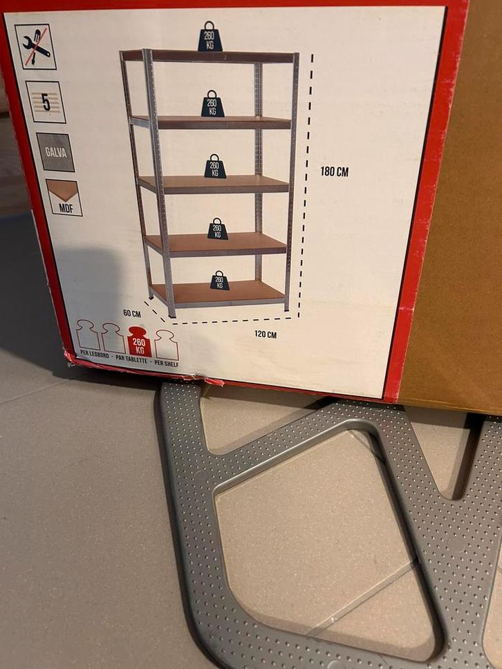 Rek practo, Huis en Inrichting, Woonaccessoires | Cd- en Dvd-rekken, Nieuw, Ophalen