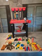 Werkbank Smoby + toebehoren, Kinderen en Baby's, Ophalen of Verzenden, Gebruikt