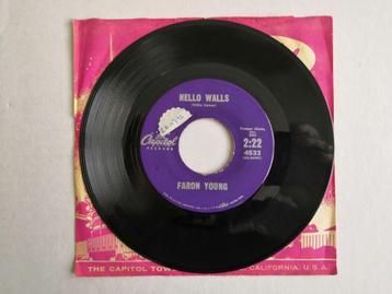 FARON YOUNG - Hello walls (45t) beschikbaar voor biedingen