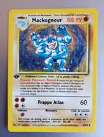 Pokemon Macogneur Holo 1e editie zeldzame kaart, Ophalen of Verzenden, Gebruikt, Overige typen