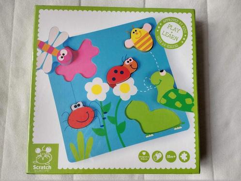 NIEUW - houten vormen - reliëfpuzzel in hout -thema tuin, Enfants & Bébés, Jouets | Puzzles pour enfants, Neuf, 6 mois à 2 ans