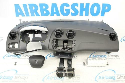 Airbag kit - Tableau de bord noir/gris foncé Seat Ibiza 6J, Auto-onderdelen, Dashboard en Schakelaars, Gebruikt, Ophalen of Verzenden
