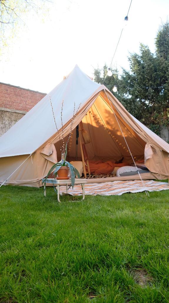 Glamping tent, Caravans en Kamperen, Tenten, tot en met 4, Gebruikt, Ophalen