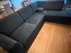 Groene velvet hoelzetel 2.80MM x 2.00MM, Huis en Inrichting, Fauteuils, Ophalen, 125 cm of meer, Zo goed als nieuw, Velvet hoekzetel