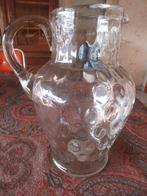 Glazen karaf/ vaas, met handvat., Ophalen of Verzenden, Zo goed als nieuw