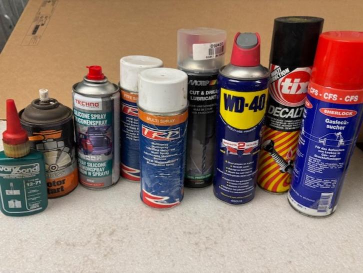 Spuitbussen, Auto diversen, Onderhoudsmiddelen, Ophalen of Verzenden