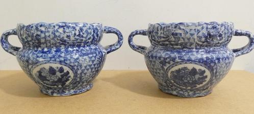 2x Japanse Amfora cache-pot [837], Antiek en Kunst, Antiek | Woonaccessoires, Ophalen of Verzenden