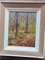 Schilderij bos, Ophalen
