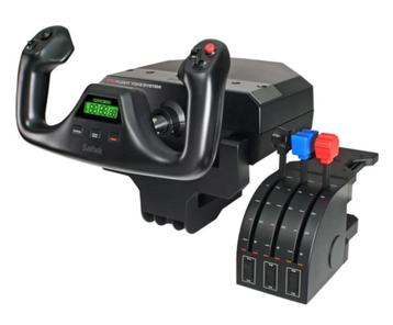 Logitech Flight Yoke & Throttle Quadrant, Enlèvement, Utilisé