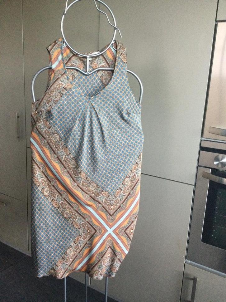 La fee maraboutee meerkleurige jurk, Kleding | Dames, Jurken, Zo goed als nieuw, Maat 38/40 (M), Groen, Ophalen