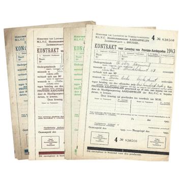 Kontrakt voor Levering van provisie-aardappelen - 1943 beschikbaar voor biedingen