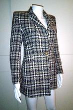 ZARA - Jas/blazer - Tweed plaid - XS/34, Kleding | Dames, Verzenden, Maat 34 (XS) of kleiner, Gedragen, Zara