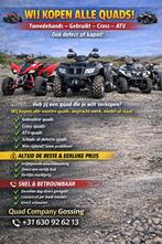 Acheteur de quad, nous achetons tous les quads souhaités, Motos