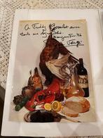 Menu ontworpen door chef Roger Vergé, Ophalen of Verzenden, Zo goed als nieuw