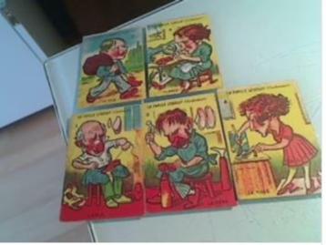 Très anciennes cartes cartonnées Famille Lebouif 