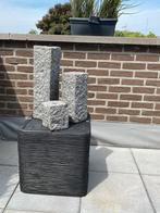 3 zuilen waterfontein, Ophalen, Zo goed als nieuw