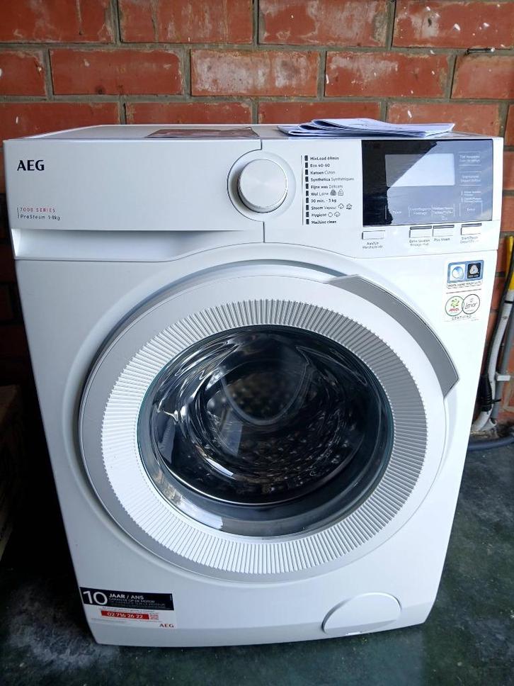 Wasmachine AEG 7000 series, Elektronische apparatuur, Wasmachines, Gebruikt, Voorlader, 6 tot 8 kg, Ophalen