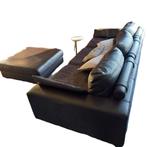 DESIGN ZETEL DARK EXPRESSO echt leder NU 3500 euro, Huis en Inrichting, Ophalen, Zo goed als nieuw, Vierpersoons of meer, Leer