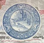 delft blauw bord met hond, Ophalen
