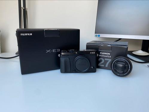 Fujifilm X-E3 + lens XF 27mm f/2.8, Audio, Tv en Foto, Fotocamera's Digitaal, Compact, Fuji, Geen optische zoom, Ophalen of Verzenden