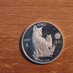 Prachtige zeldzame 1 oz zilv.5 dollar mexico 1998, Postzegels en Munten, Edelmetalen en Baren, Verzenden, Zilver