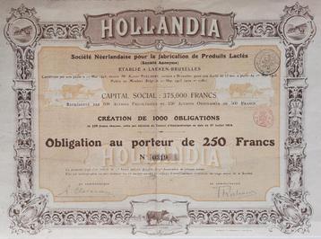 Hollandia - Société Néerlandaise - Laeken - 1903 beschikbaar voor biedingen