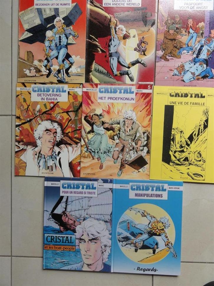 Marcello - Christal,bezoeker uit de ruimte -Volledige reeks, Boeken, Stripverhalen, Zo goed als nieuw, Meerdere stripboeken, Ophalen of Verzenden