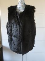 Zwart dames vestje / gilet - Bel &Bo - Mt 46 - fluffy, Zwart, Ophalen of Verzenden, Zo goed als nieuw, Maat 46/48 (XL) of groter