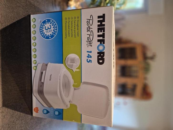 Thetford Porta Potti 145 - Mobiel Toilet - Wit, Caravans en Kamperen, Kampeeraccessoires, Zo goed als nieuw, Ophalen