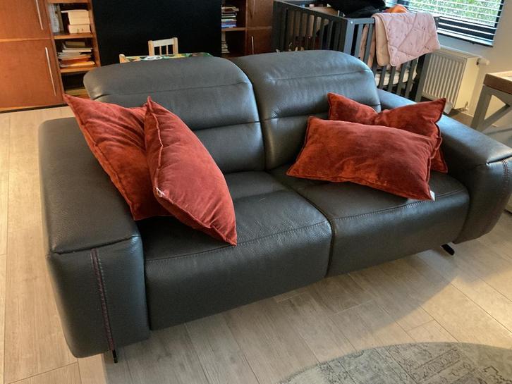 Lederen tweezit merk bardi, Huis en Inrichting, Zetels | Zetels, Nieuw, Rechte bank, Tweepersoons, 150 tot 200 cm, Minder dan 75 cm