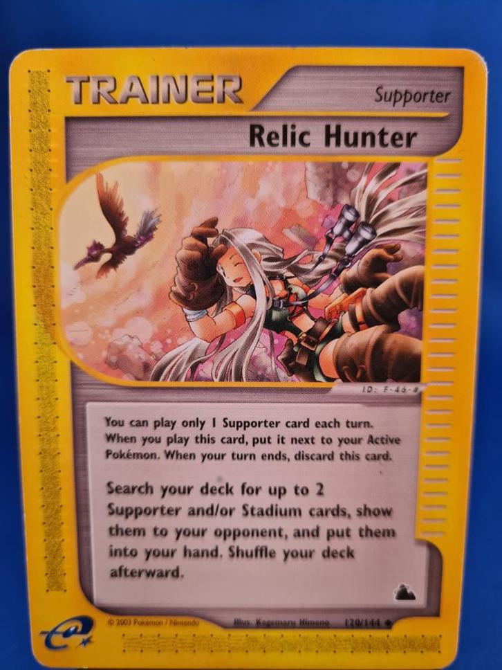 Relic Hunter 120/144 - Skyridge, Hobby en Vrije tijd, Verzamelkaartspellen | Pokémon, Gebruikt, Verzenden