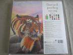 Diamond painting op frame Tijger, Ophalen of Verzenden, Nieuw
