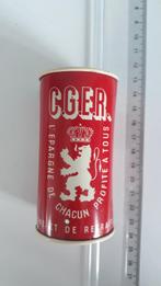 tirelire CGER vintage, Verzamelen, Verzenden, Gebruikt, Metaal of Blik, Overige thema's