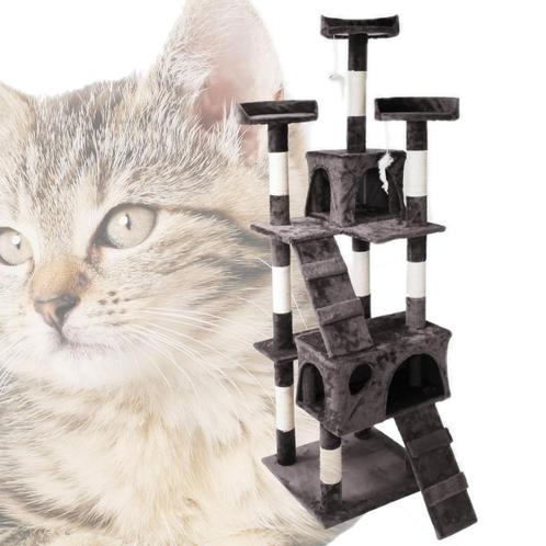 Kattenkrabpaal | 170 cm | Grijs, Dieren en Toebehoren, Katten-accessoires, Nieuw, Verzenden