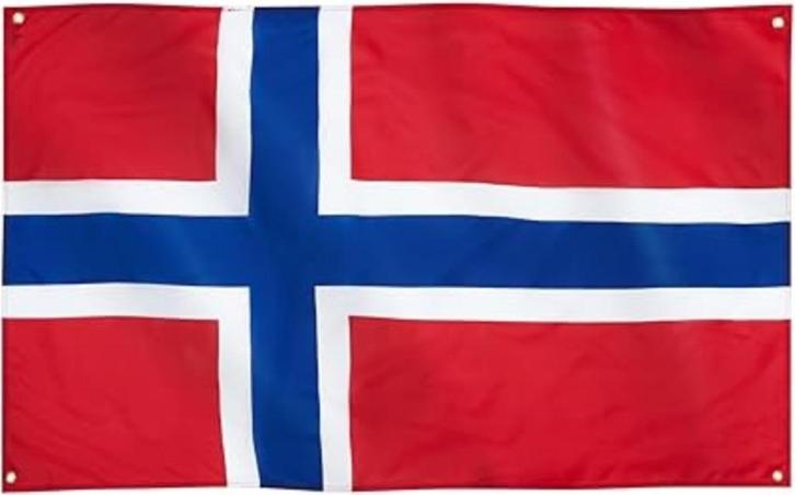 Noorse vlag | 91 x 152 cm | Nieuw, Diversen, Vlaggen en Wimpels, Nieuw, Verzenden