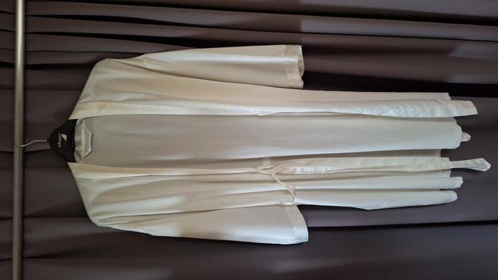 Dames ochtendjas mt 38-40 uit 100% katoen van St Michael, Kleding | Dames, Homewear, Zo goed als nieuw, Maat 38/40 (M), Wit, Ophalen of Verzenden