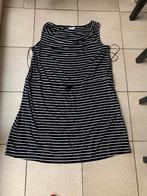 Leuke zwart / wit gestreepte jurk - Maat 46 / 48, Enlèvement ou Envoi, Neuf, Taille 46/48 (XL) ou plus grande, Blanc