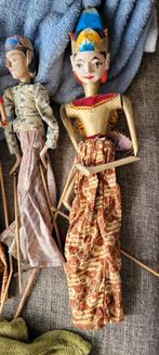 Antieke houten Wayang Golek  poppen, Antiek en Kunst, Ophalen of Verzenden