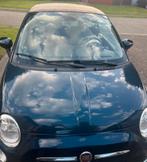 FIAT 500 Cabrio Gekeurd,Airco*, Auto's, Fiat, Voorwielaandrijving, Cabriolet, Blauw, Leder en Stof