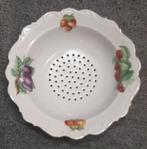 Plat à fraises égouttoir en porcelaine, Ophalen