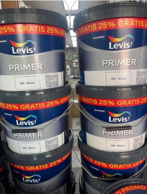 ‼️ Peinture Levis Velours 10L & Primer Levis 10L super PROMO, Bricolage & Construction, Peinture, Vernis & Laque, Neuf, Peinture