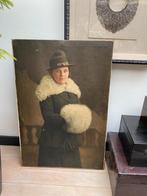 Groot portret schilderij L.Martin, Ophalen